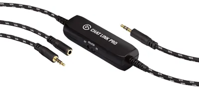 Produktbild von Elgato Chat Link Pro, 3.5mm, Weiblich, 2 x 3.5mm, Männlich, 2,5 m, Schwarz