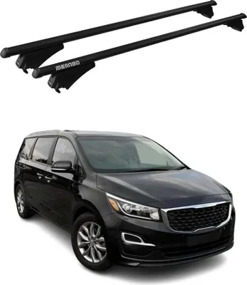 Immagine prodotto di Barre portatutto trasversali Tiger per Kia Sedona III 2014-2020, nero