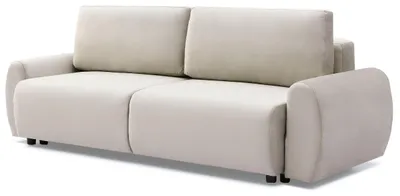Image de MENZZO Canapé convertible 3 places Traviata Velours Beige