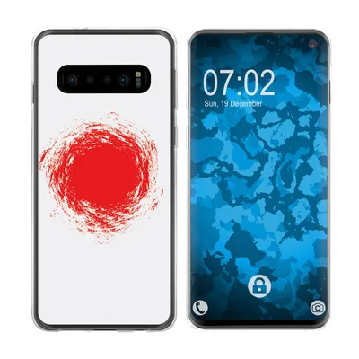 Produktbild von PhoneNatic Case kompatibel mit Samsung Galaxy S10 Silikon-Hülle WM Japan M7