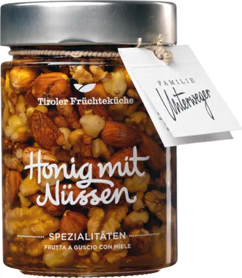 Produktbild von TFK Honig mit Nüssen 410g von Unterweger Konfitüren UWE