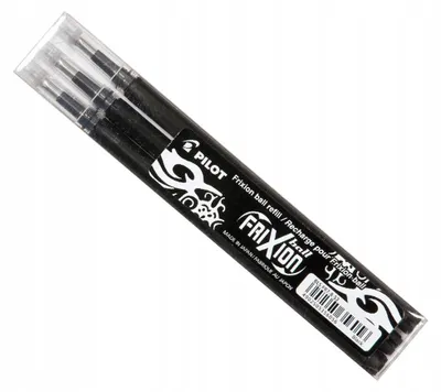 Produktbild von PILOT Frixion Ball Ersatzminen Schwarz 3er-Set Ausradierbar