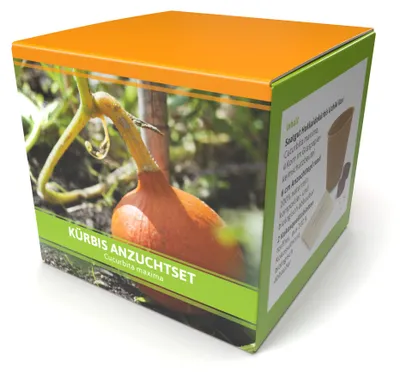 Produktbild von Anzuchtset Kürbis | Anzuchtsets für Werbezwecke von FLORTUS