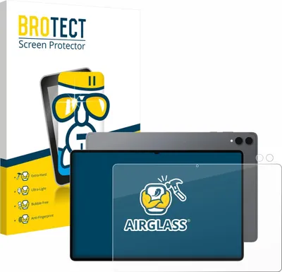 Produktbild von BROTECT Schutzglas für Samsung Galaxy Tab S11 Ultra (Display+Kamera) Schutzfolie Panzer Folie Glas Display Schutz klar