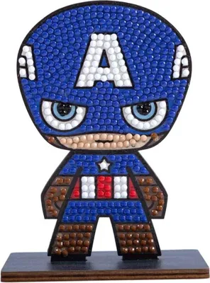 Produktbild von CRYSTAL ART Diamantov Maloven Avengers: Captain America