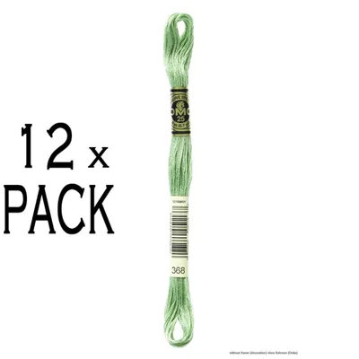 Obrázok produktu pre 12x DMC vyšívacia niť Mouline Special 117MC -368, 6-vrstvová, 8 m, VPE