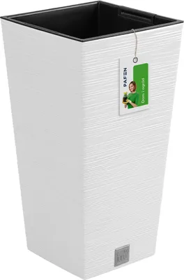 Immagine prodotto di Fioriera FURU Quadrato Balconiera Fioriera Bianco 35 L