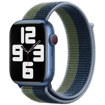 Produktbild von Apple Watch SE - 40 mm, Watch SE 2023 - 40 mm, Watch SE 2022 - 40 mm, Watch 9 - 41 mm, Watch 8 - 41 mm, Watch 7 - 41 mm, Watch 6 - 40 mm, Watch 5 - 40 mm, Watch 4 - 40 mm, Watch 41 mm, Watch 40 mm, Watch 3 - 38 mm, Watch 38 mm, Watch 2 - 38 mm, Watch 1 - 38 mm, Watch 10 - 42 mm Band: Sport Loop Band