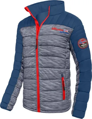 Immagine prodotto di Nebulus giacca invernale screziata EMOTION uomo, calda giacca outdoor, pratica e versatile giacca invernale e di transizione, P5894 - Uomo, rosso navy, M