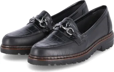 Zdjęcie produktu dla Rieker damskie buty wsuwane czarne