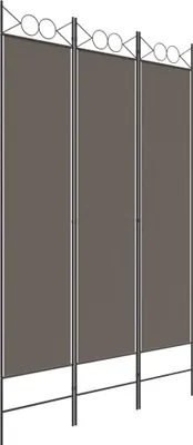Obrázek produktu pro vidaXL 3-dílný paraván antracit 120x220 cm látka