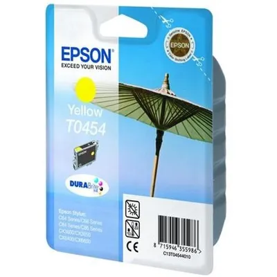 Obrázek produktu pro Epson Inkoustová Yellow T0454 DURABrite Ink, Žlutá, Inkoust na pigmentové bázi, 1 kusů