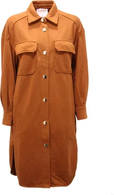 Image de 0351AI vestito en felpa donna SUN 68 femme robe coton marron clair