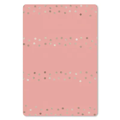 Produktbild von MuchoWow® Mauspad Mousepad Muster - Rosa - Silber 18x27 cm - Mousepads - Maus Mat - Pad - Mausunterlage