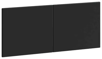 Immagine prodotto di vidaXL Testiera da parete BREDA, nera, realizzata in materiale composito di legno