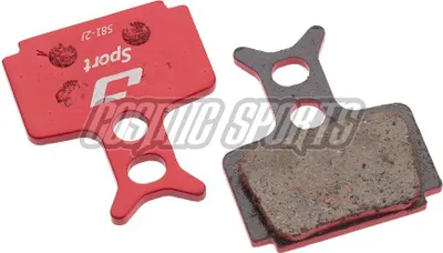 Image de Plaquettes de frein Jagwire Disc Redz Comp Formula Mega/One/R1 Rouge