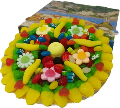 Produktbild von Fruchtgummi Pizza Sonnenschein sommerlich bunt fruchtig süß 500g