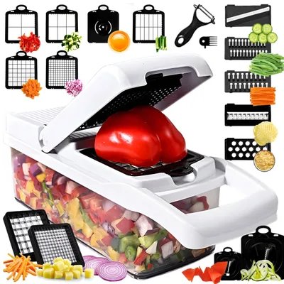 Produktbild von 25-in-1 Gemüseschneider mit 13 Klingen