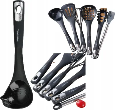 Image de Louche ergonomique PBT Masterpan pour soupes et sauces - élégante et fonctionnelle