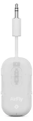 Image de Adaptateur audio Bluetooth Twelve South, modèle AirFly Pro 2, avec prise jack 3,5 mm, blanc/transparent