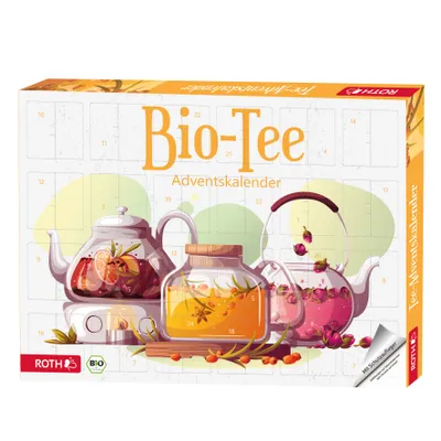 Produktbild von Adventskalender 'Bio-Tee-Adventskalender' bestückt.