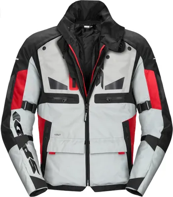 Produktbild von Spidi Crossmaster Motorrad Textiljacke, rot/weiß, M