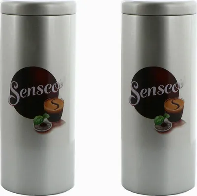 Produktbild von Senseo Premium Paddose für 18 Kaffeepads, neues Design, Dose, Pad, 2er Pack