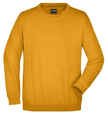 Image de Sweatshirt unie pour hommes et femmes, marque James and Nicholson, modèle LT2561 (taille 5XL), qualité supérieure, couleur or jaune