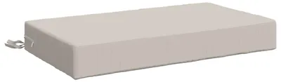 Image de Coussin de sol SOEST, 100 % polyester, blanc, 70 x 40 x 10 cm