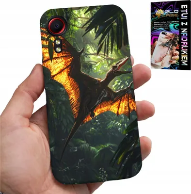 Image de Étui Pour Samsung Galaxy Xcover 7 - Dino Dinosaur Pterodactyl Back Case