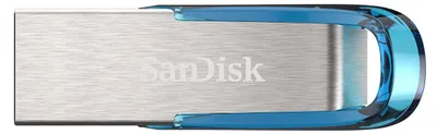 Productafbeelding van SanDisk Ultra Flair - USB-flashstation - 128 GB - USB 3.0 - Blauw