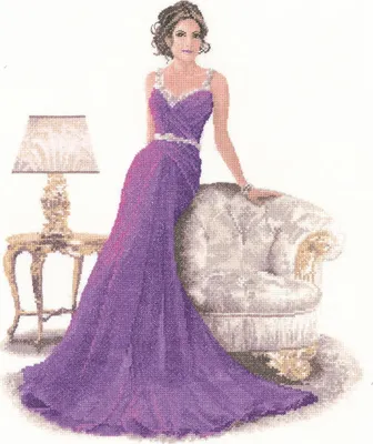 Produktbild von Heritage Kreuzstich Set Aida "Grace (A)", Zählmuster, JLGR1378-A, 32x38,5cm