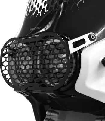 Produktbild von ZIEGER Scheinwerferschutz kompatibel mit Ducati DesertX schwarz