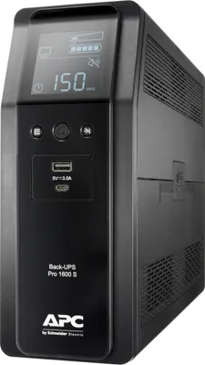 Produktbild von APC Back-UPS Pro - BR1600SI -  USV 1600 VA / 960W, Line-Interactive, Sinus Ausgang  USV, 8x IEC320 C13