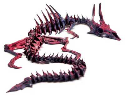 Produktbild von Skelett Drachenfigur Dekofigur für Fantasy und Halloween