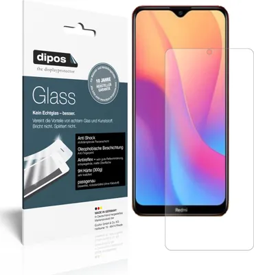 Zdjęcie produktu dla 1x folia ochronna do Xiaomi Redmi 9C matowa - folia Anti-Shock 9H dipos Glass szkło plastikowe