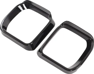 Image de 1 paire de caches pour rétroviseurs gauche et droit, pièces de rechange moulées pour Land Rover Defender 2020-2022, noir brillant