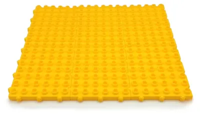 Imagen del producto de Base de construcción amarilla, 12 piezas - Morphun, a partir de 3 años
