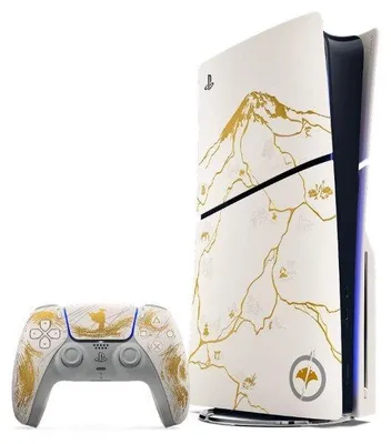 Immagine prodotto di Sony PlayStation 5 - Ghost of Yotei Edizione Limitata Oro 1 TB Wi-Fi Nero Bianco