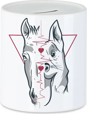 Produktbild von Hund Pferd Spardose Tierliebhaber Pferdeliebhaber Pferdeflüsterer Hundeliebhaber Reiten Hobbie Liebe Tiere