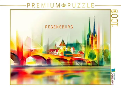 Produktbild von CALVENDO Puzzle Regensburg | 1000 Teile Lege-Größe 64x48cm Foto-Puzzle für glückliche Stunden