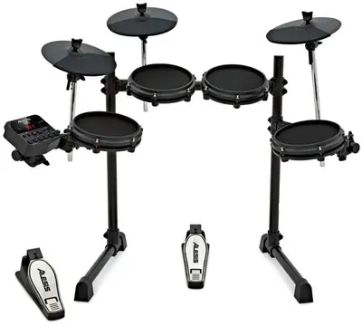 Produktbild von Alesis Turbo Mesh Kit, 1 Stück(e), Trommelsystem, 25,4 cm (10"), Hi-Hat, Tom, 6,3 mm, AC