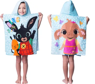 Produktbild von Bing Blaues Strandtuch Poncho 50*115cm