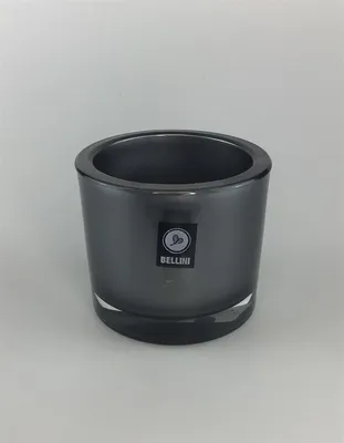 Zdjęcie produktu dla Bellini Teelicht Marit rund 9cm metallic grau