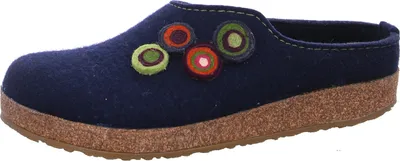Produktbild von Haflinger Grizzly Kanon Hausschuh Blau