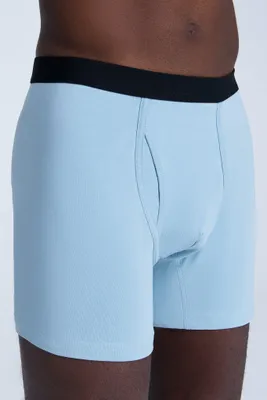 Produktbild von Bio-Baumwoll-Herren Boxershorts mit Eingriff