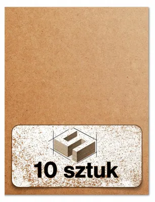 Zdjęcie produktu dla 10x Płyta HDF naturalna 400 × 600 × 3 mm - laser, CNC, grawerowanie, modelarstwo i DIY