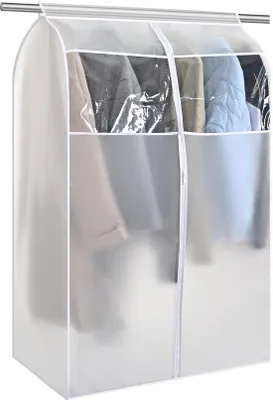 Immagine prodotto di Borsa porta abiti 80x60x90 cm trasparente in PEVA