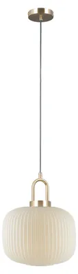 Imagen del producto de Lámpara colgante FOSSE, color dorado, 1xE27, 40W, metal, dimensiones: 120x26x26 cm, IP20, marca Italux