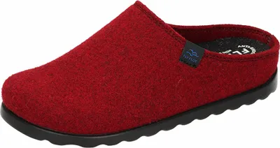 Produktbild von Fly Flot Damen Pantoffel Filz weiche Innensohle 320132, Größe:42 EU, Farbe:Rot